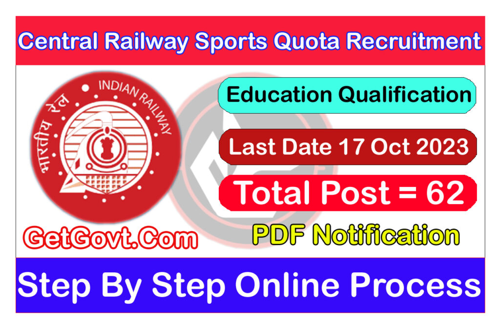 Railway Recruitment Cell Sports Quota